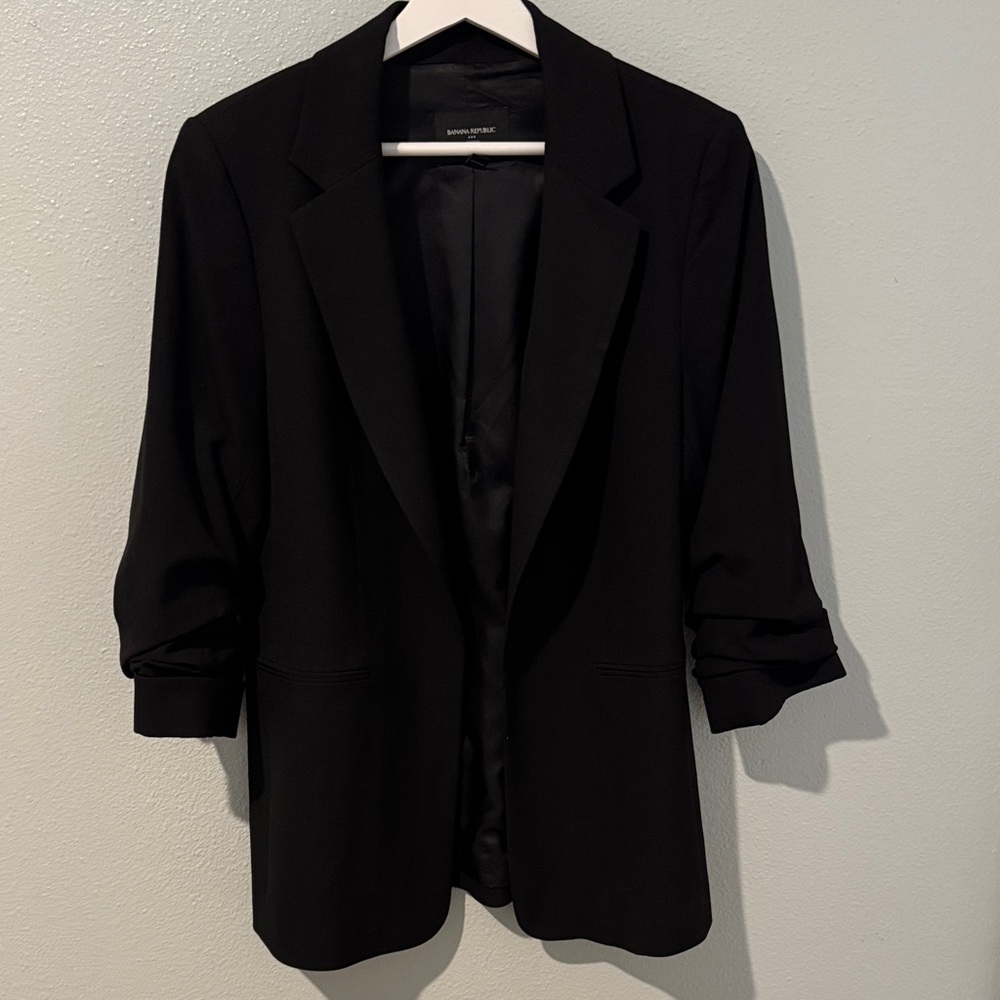 Women's Black Blazer by Banana Republic